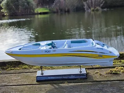 RC Jet Yacht Atlantic Salina Radio Control Speed Boat Model Toy Malibu Ship Sail • £57