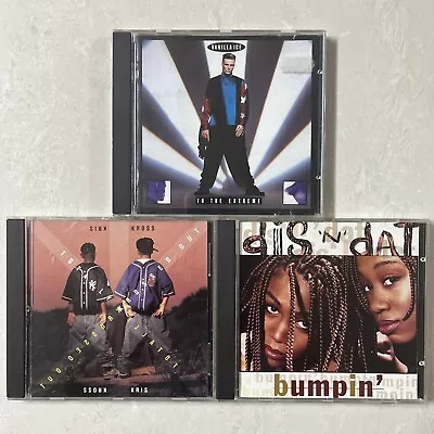 Hip-Hop CD 3 Lot: Vanilla Ice - To The Extreme - Kris Kross - Dis N Dat - Bumpin • $13.75