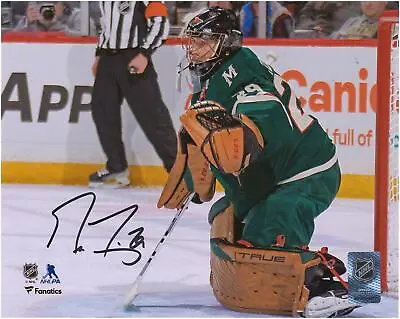 Marc-Andre Fleury Minnesota Wild Signed 8  X 10  Team Debut In Net Photo • $119.99