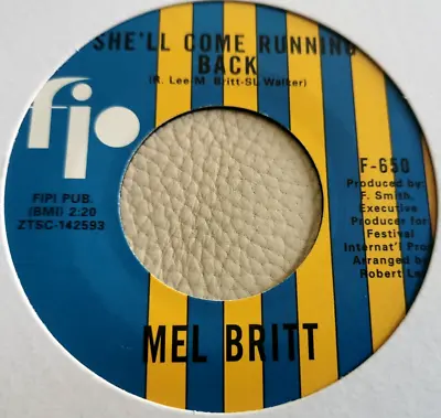 £5 • Buy Northern Soul - Mel Britt - She'll Come Running Back - Classic - N/M