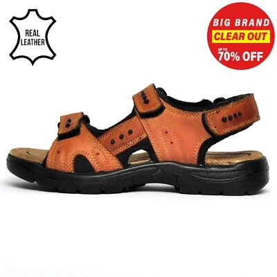 £17.99 • Buy Catesby England Ray Men's Leather Adventure Casual Outdoor Comfort Sandals Tan