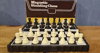 Chess Set And Board Magnetic Travel Set 2.5cm King. 13cm Board Made SAC In Hull  • £8.99