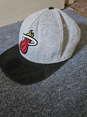 Miami Heat Mitchell & Ness SnapBack Grey And Black Cap  • £10