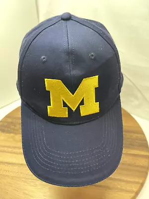 University Of Michigan Hat Baseball Cap Navy Blue Wolverines Embroidered Logo • $10.99