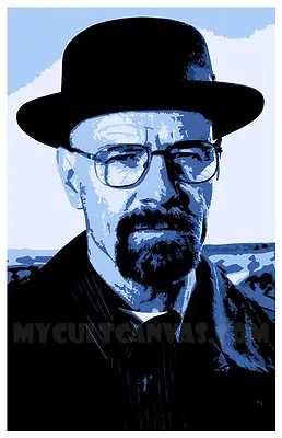 Original Breaking Bad Art Print Poster Walter White Blu Ray Heisenberg Shirt  • $24