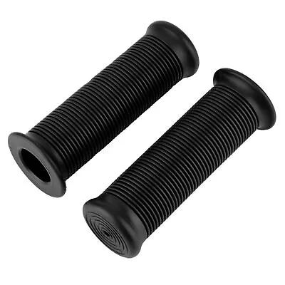 (Black)1 Pair 1 Inch 25mm Handlebar Grip Universal Motorcycle Handle Grip • $19.60