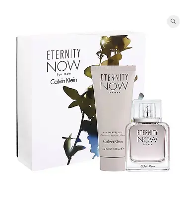 Calvin Klein Eternity Now Gift Set - EDT Spray 50ml & Hair And Body Wash 100ml • £39.99