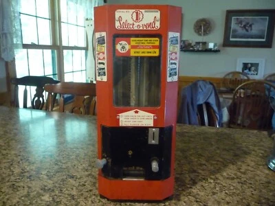 $125 • Buy Vintage 1 Cent Select-O-Vend Candy Coin Operated Dispenser Machine