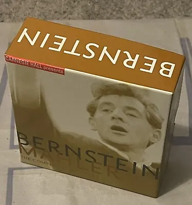 £79.99 • Buy BERNSTEIN•MAHLER•The Complete Symphonies•12 CD’s •2009 Sony CLASSICAL•CarnegieHa