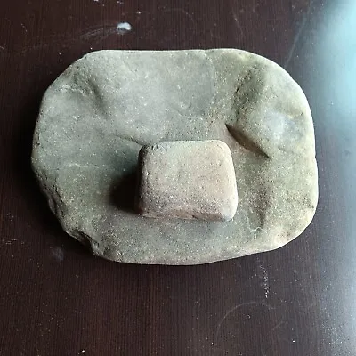 Metate Mortar Mano Authentic Native American Indian Artifact • $350