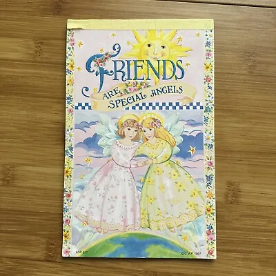 Vintage Stationery Friends Are Special Angels Writing Paper  Assorted Pad 1997 • $7.99