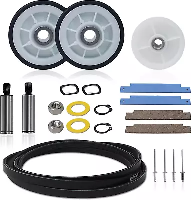 AZ4U Dryer Repair Kit Drum Rollers Replace For Maytag Neptune 3000 Series • $39.56