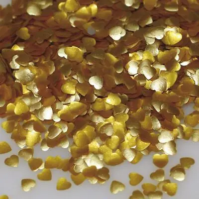 Edible Food Colouring Rainbow Dust Glitter Gold Hearts Cake Decorating • £6.06