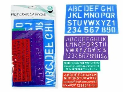  Letter Stencil Alphabet Stencils Number Craft Ruler Plastic  • $4.99