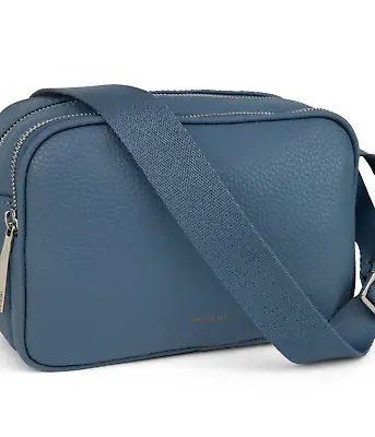 Matt & Nat Vegan Handbag - Vedi Belt Bag In Galaxy (Blue) • £67