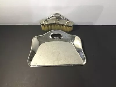 Vintage Crumb Sweeper Silent Butler Table Brush & Pan • $12.99