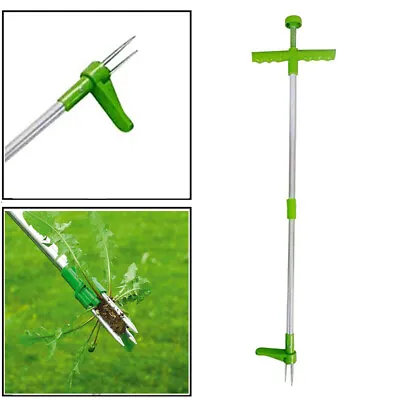 Weed Puller Weeder Twister Twist Pull Garden Lawn Root Remover Killer Tool • £10.49