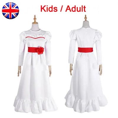 £14.79 • Buy ANNABELLE The Conjuring Doll Adult Kids Halloween Fancy Dress Cosplay Costume 