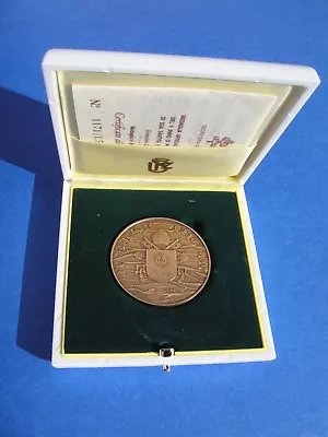 Vatican Numbered Official Bronze Medal Pontificate Pope Francis COA  • $380