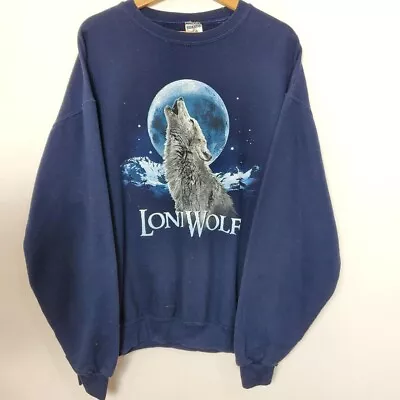 Vintage Lone Wolf Sweatshirt Size: L • $40