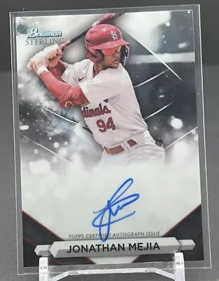 Jonathan Mejia 2023 Bowman Sterling Prospect Auto #pa-jm St. Louis Cardinals (4) • $2.99