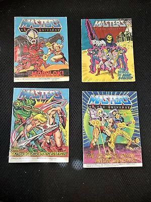 MOTU VINTAGE Masters Of The Universe & He-Man Mini Comic Book Lot Of 4 • $24.99