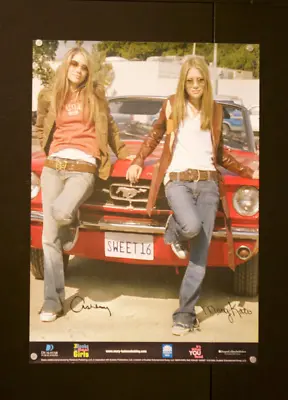 Mary Kate & Ashley Olsen - Vintage 2003 Australian Olsen Twins SWEET 16 Poster • $19.43