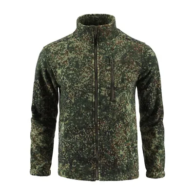 ESDY Men's Military Liner Jacket Outdoor Tactical Hiking Camo Fleece Casual Coat • $37.99