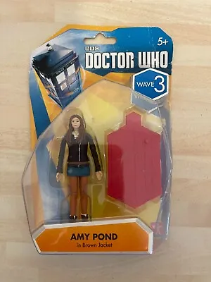 £9.99 • Buy Doctor Who Wave 3 Amy Pond In Brown Jacket 3.75 Inch Figure - Brand New C4