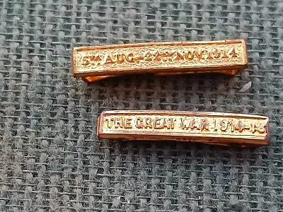 Miniature Great War World War One Medal Bands • £3