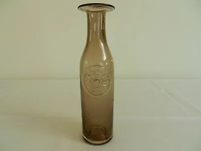 Dartington Glass Poppy Or Flower Bottle Vase C27.3cms Tall. Signed. • £29.99