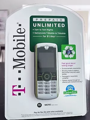 Motorola Renew W233 T-Mobile Prepaid Unlimited Pay As You Go Phone Sealed NIB • $37.99