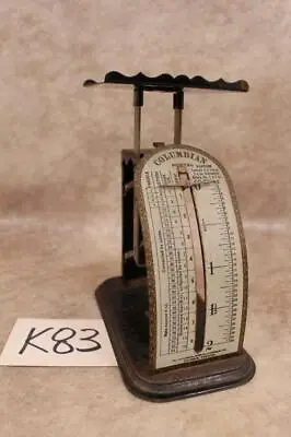 K83 Vintage Pelouze Chicago Columbian Tabletop Postal Scale Postage • $22.99