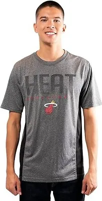Miami Heat Ultra Game NBA Mens Active Tee Shirt Grey Size Large • $14.29