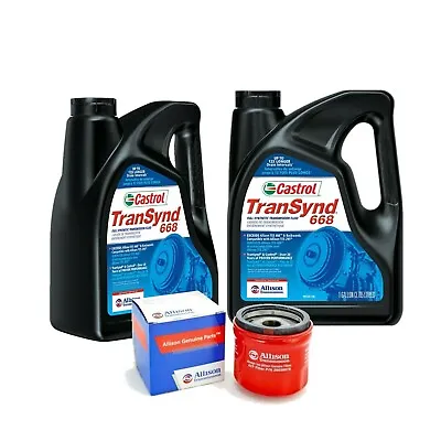 2 Gallons Allison Transynd TES 668 Synthetic Trans Fluid/Allison Spin On Filter • $117.99