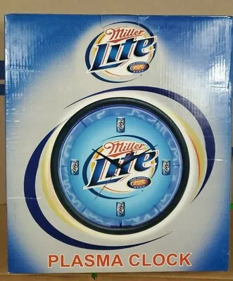 Rabbit Tanaka Miller Lite Neon Plasma Lighting 12  Wall Clock New In Box  • $150