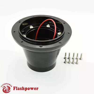 Flashpower Steering Wheel 9 Bolt Adapter Boss Kit MG MGA MGB GT Roadster Black • $54.50