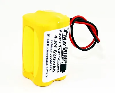 Ni-Cd AA 4.8V 600mAh Toy Battery For Trimmer Ziver-202 Emergency Exit Light XHR • $12.40