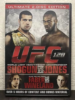 UFC 128: Shogun Vs Jones DVD W/ Insert (2-Disc Set MMA 2011) • $9.99