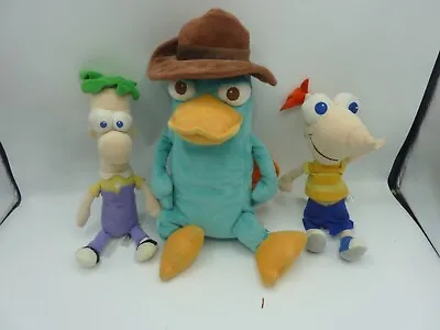 $29.99 • Buy Phineas & Ferb Plush Lot Perry The Platypus Disney Parks Store 10 /14  Stuffed