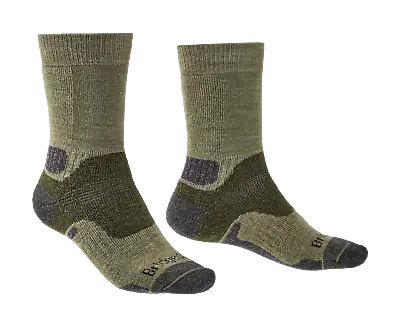 Bridgedale Midweight Merino Performance Boot Sock 710169/736 Green NEW • $26.12