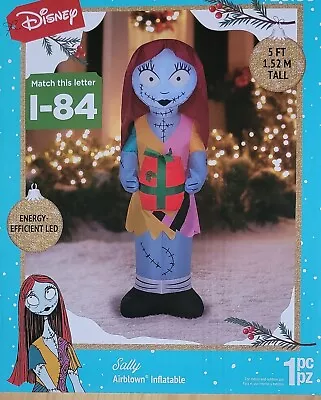 Nightmare Before Christmas Sally 5' Christmas Inflatable Outdoor Gemmy New • $28.90