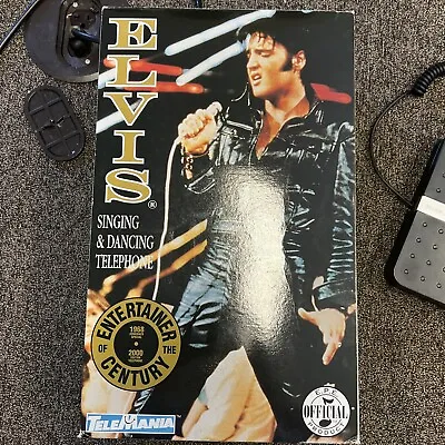 Telemania Elvis Singing And Dancing Telephone NIB Still In Original Wrapping • $175