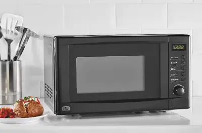 Home GDM001B-18 Freestanding Microwave Oven Digital Control 17L Black • £44.99