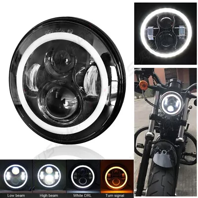 1pcs 5-3/4 5.75  Inch Headlight HI/LO DRL For Suzuki Boulevard M109R C90T M50 • $39.99