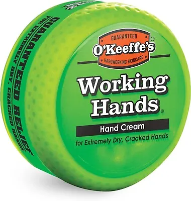 O’Keeffe’s Working Hands 96g Jar  Hand Cream For Extremely Dry Cracked Hands-UK • £8.23