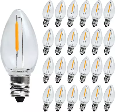 C7 LED Night Light Bulbs C7 Led Replacement Bulbs For Christmas String Lights  • $11.83