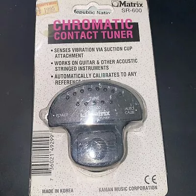 Matrix SR600 Chromatic Contact Tuner For Stringed Instruments New Sealed • $5