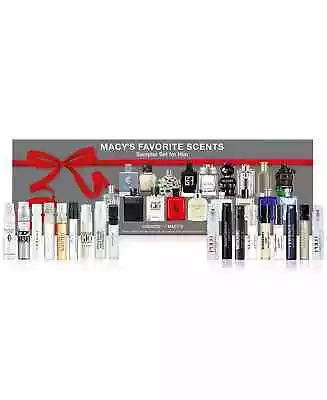 Holiday Macys' 18Pc Discovery Fragrance Sampler Gift Set For Him • $56.99