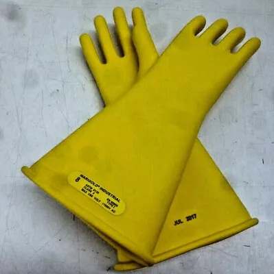 NEW!! MARIGOLD Yellow Electrical Gloves 2 Class Size 8 CLASS 2 Y 14 • $105